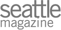 This image contains the gray text "seattle magazine" in a simple, bold font on a white background.